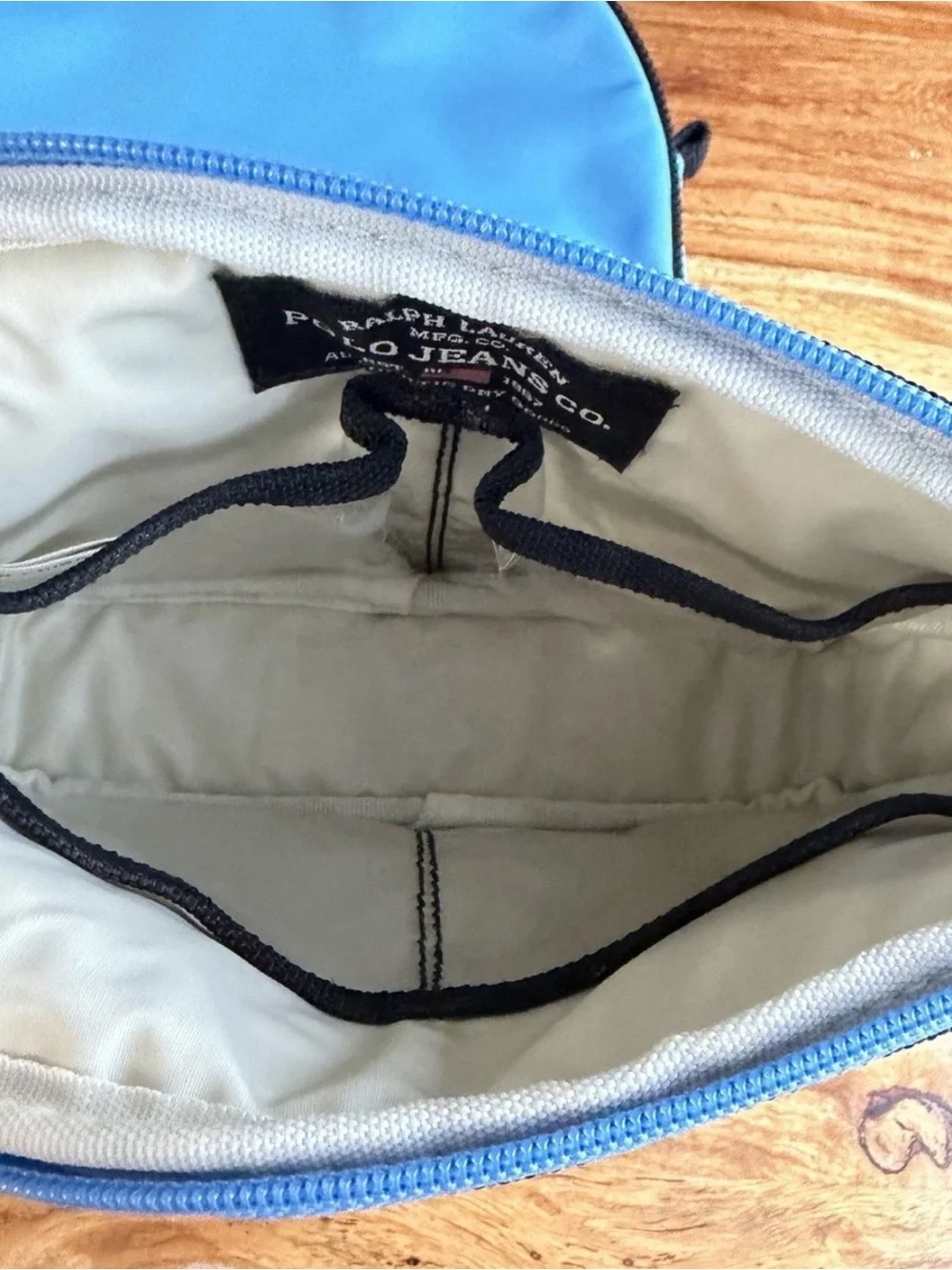 POLO JEANS CO. Blue Cosmetic Bags Set Vintage